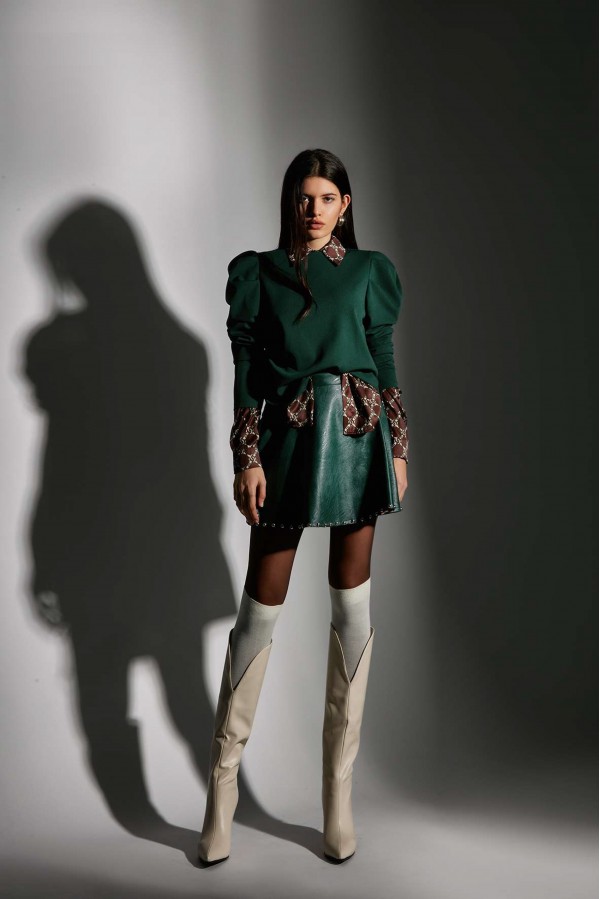 U R Ink DELIZIA044W1A3 CAMICIE e BLUSE BROWN In Linea