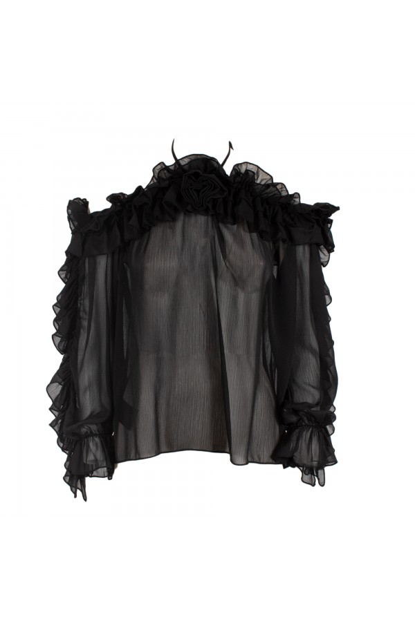 U R Ink SAN ISIDRO 234S4D6 CAMICIE e BLUSE NERO Promozione Limitata