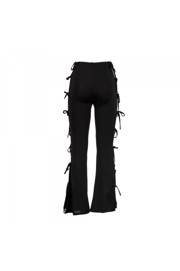 U R Ink JARU 244S4D6 PANTALONI NERO Vendita Economica