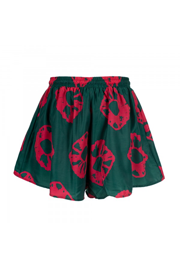 U R Ink ARANJUEZ 094S411 SHORTS VERDE/MAGENTA Negozio