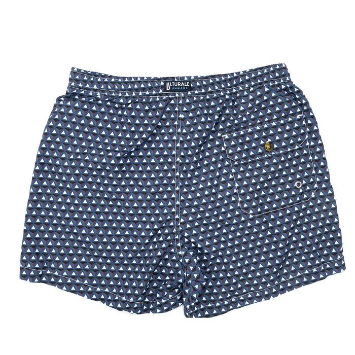 Ulturale Costume con pattern prisma blu e viola – Ulturale Sconto
