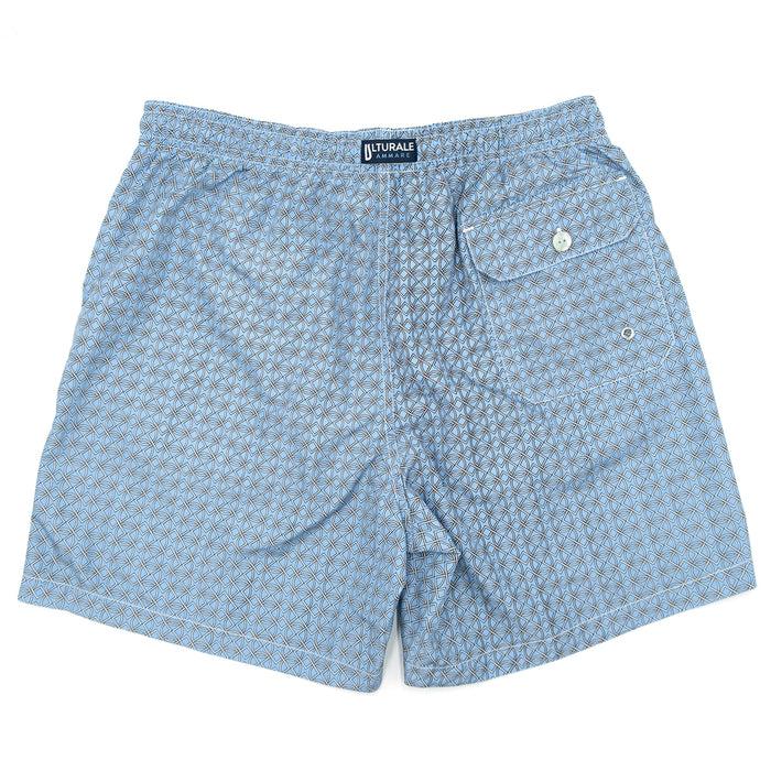 Ulturale Costume azzurro con pattern geometrico – Ulturale Offerte