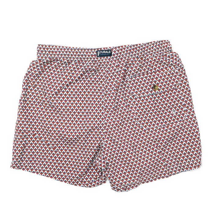 Ulturale Costume con pattern rombi rosso bianco e blu – Ulturale Qualità