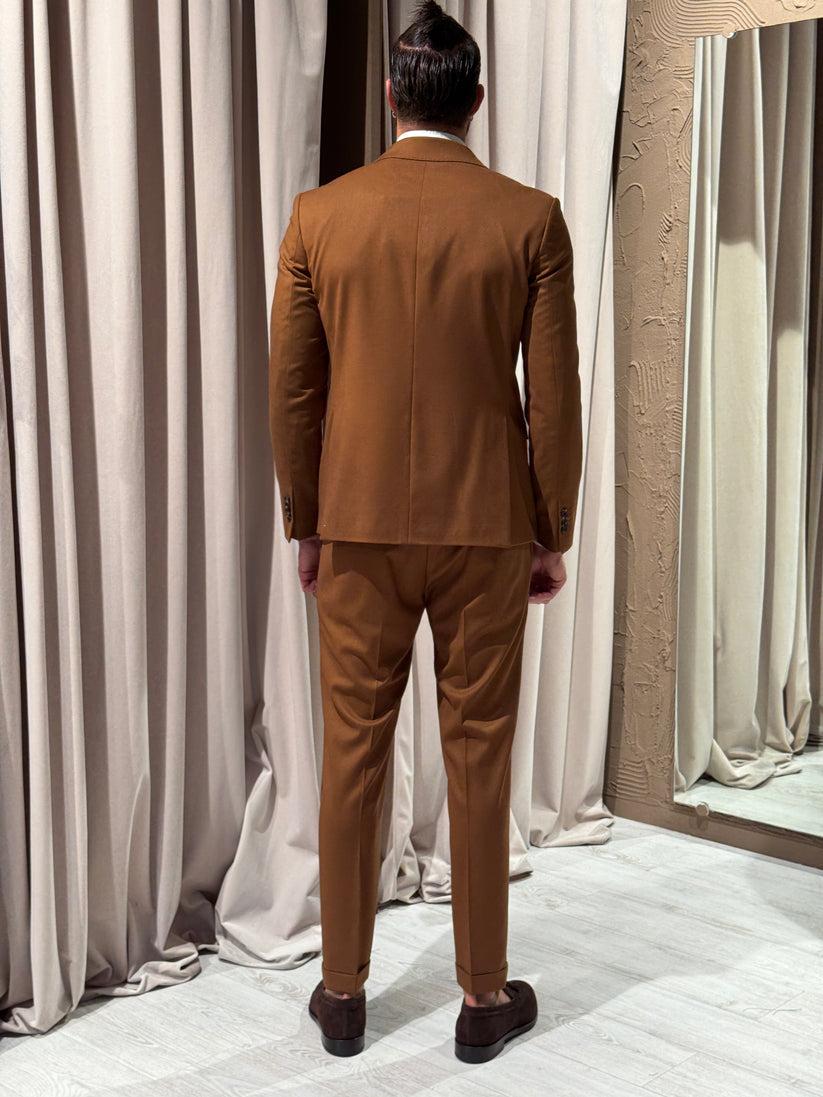 Underground Couture Abito doppio petto Tabacco Vendita Economica