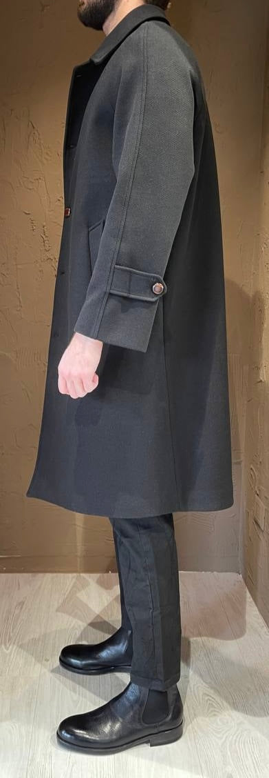 Underground Couture Cappotto Bottone Cuoio In Saldo