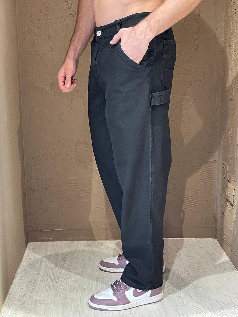 Underground Couture Pantalone Cargo Nero Presa