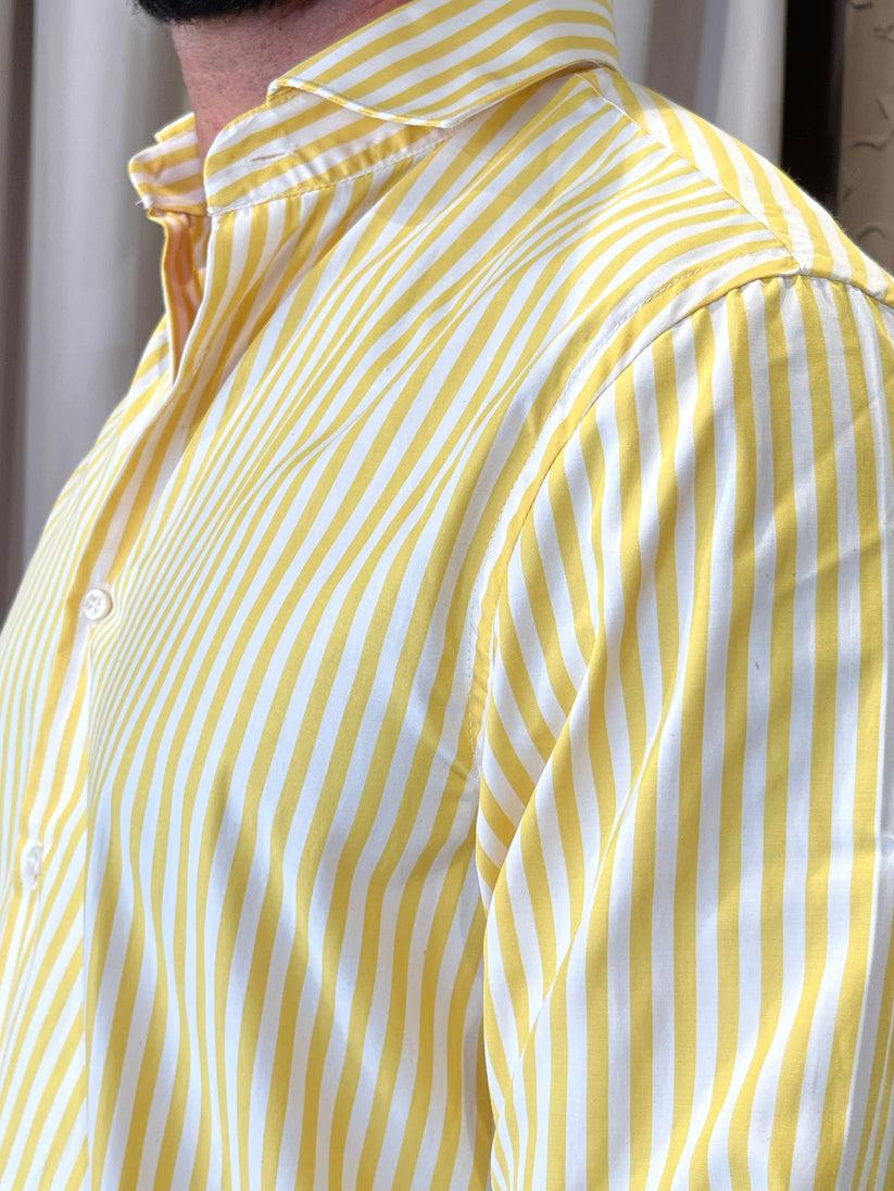 Underground Couture Camicia Riga Gialla Offerte