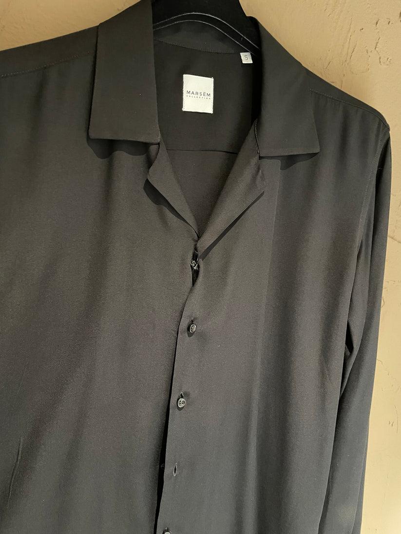 Underground Couture Camicia Viscosa Bowling Nera Vendita Economica