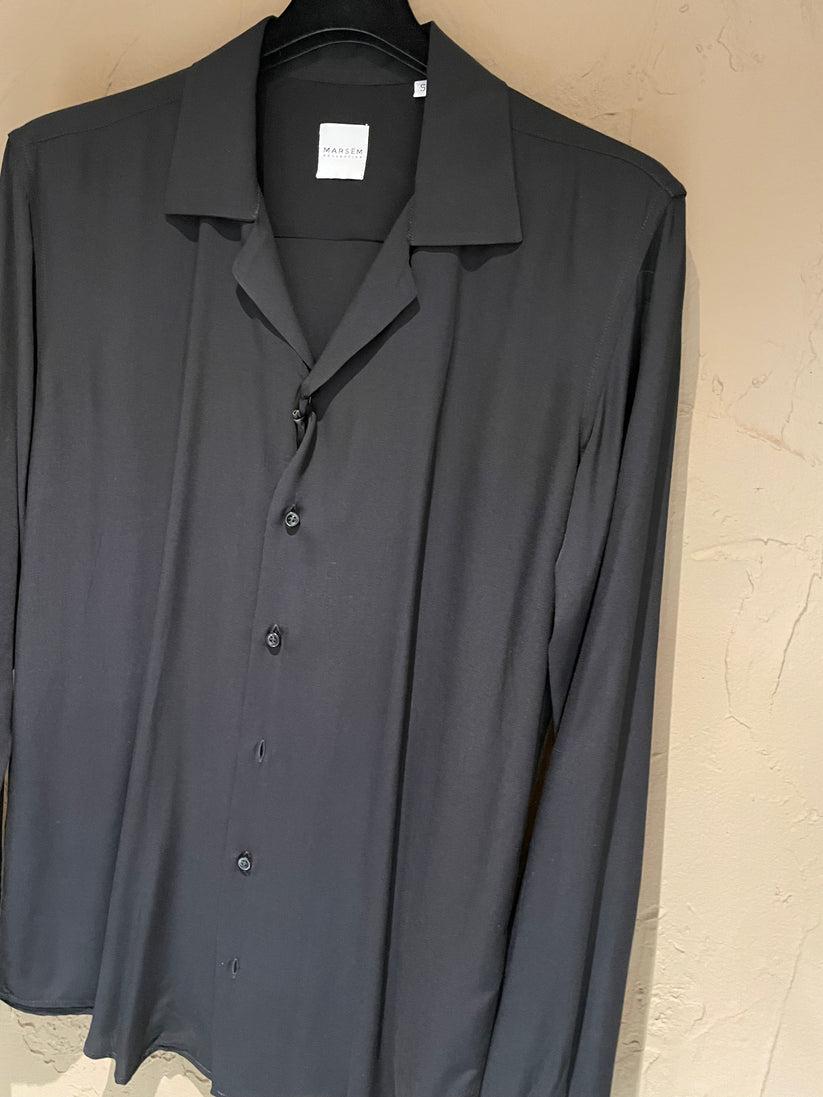Underground Couture Camicia Viscosa Bowling Nera Vendita Economica