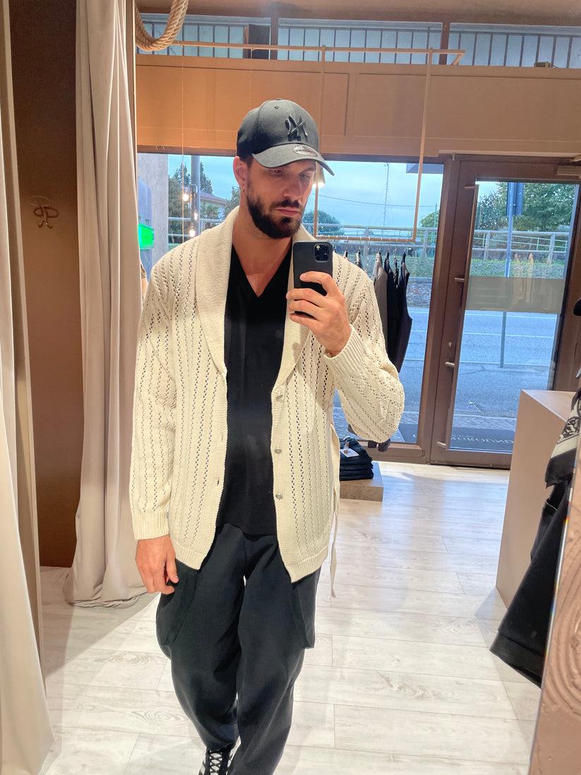 Underground Couture Cardigan Traforato Panna 2025