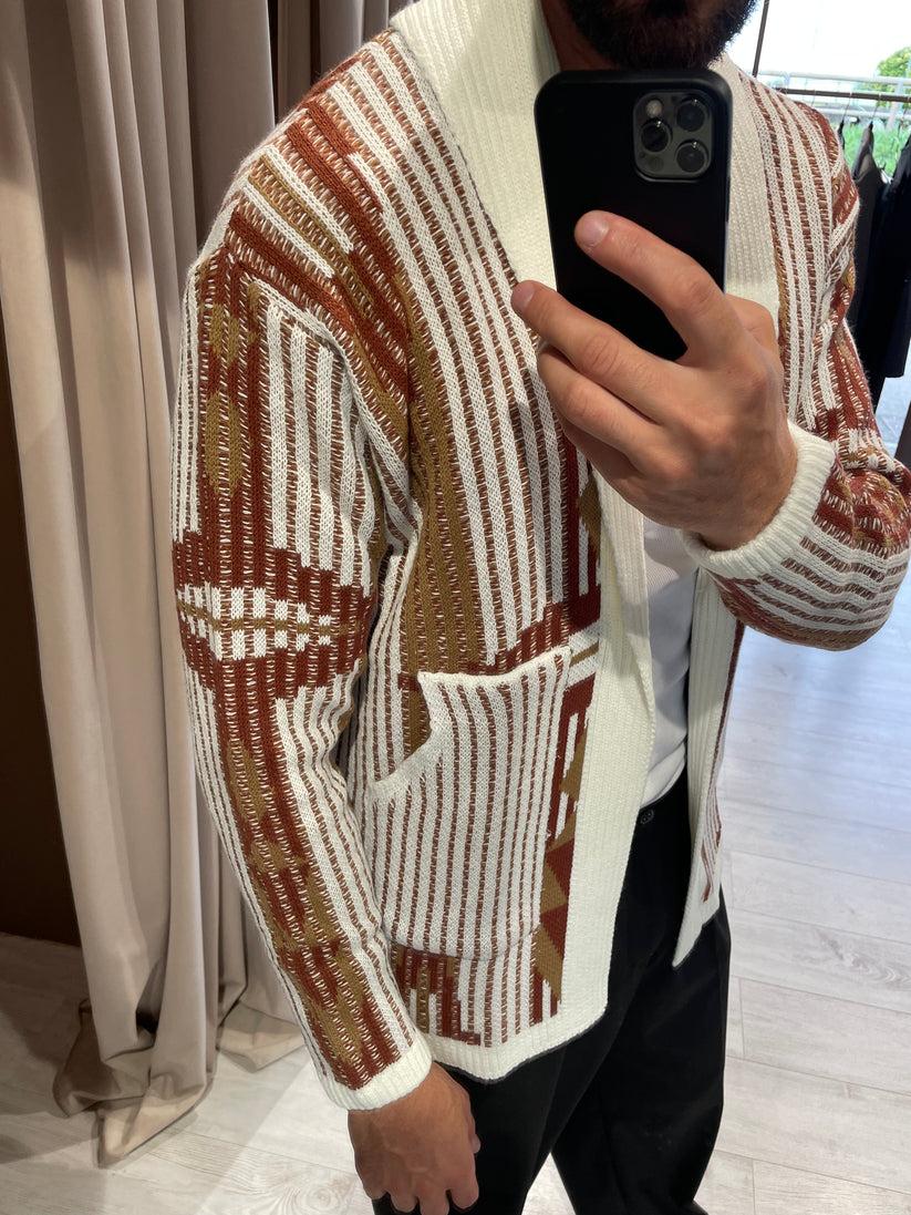 Underground Couture Cardigan Lana Etnico Italia