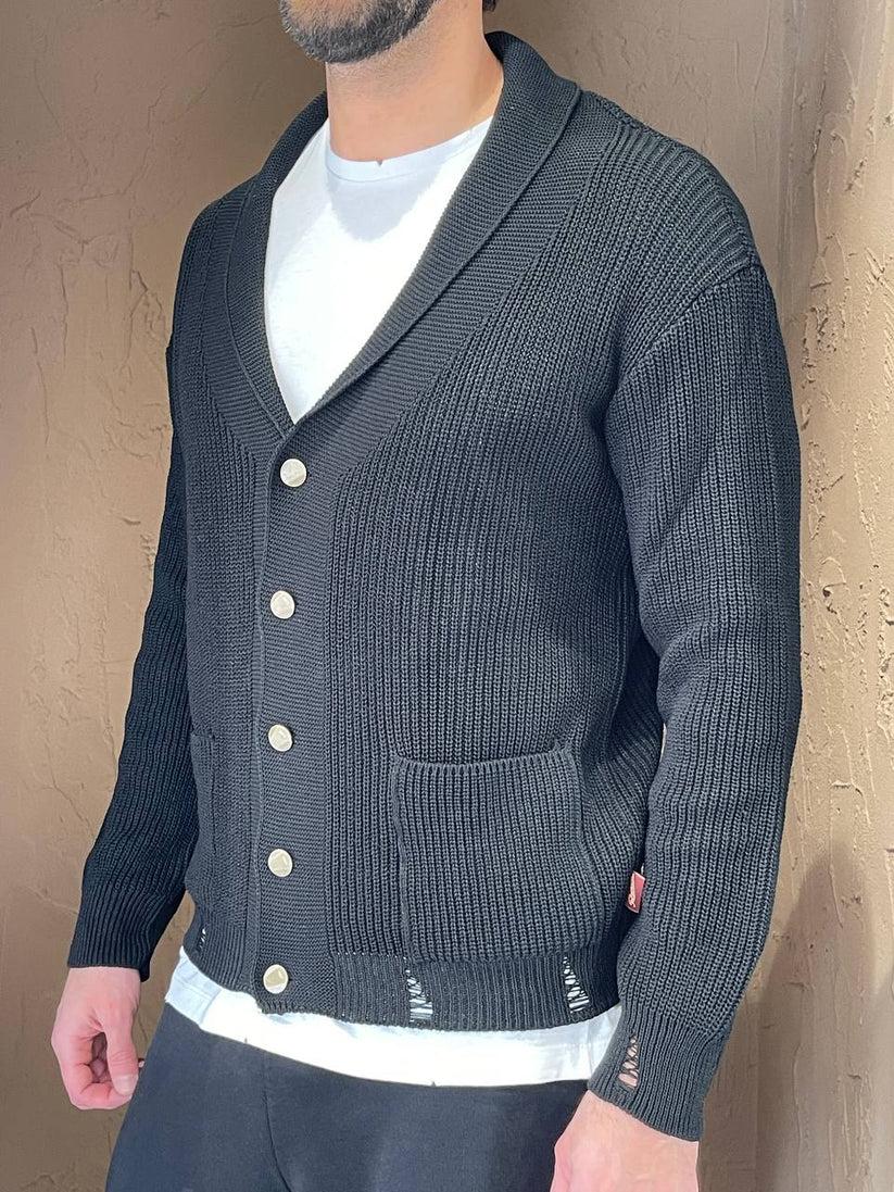 Underground Couture Cardigan Filo Nero Nuovo