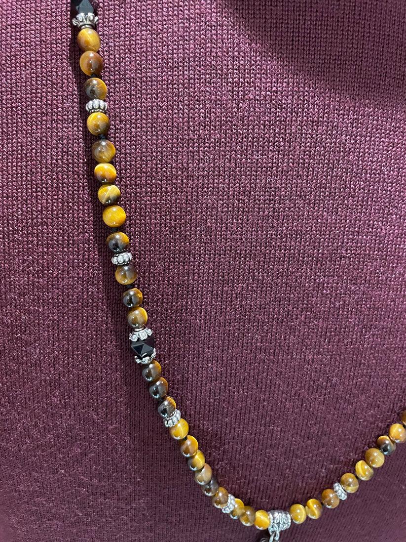 Underground Couture Collana Occhio di Tigre Presa