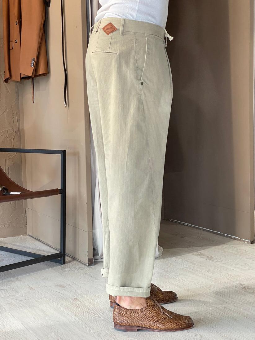 Underground Couture Pantalone Beige Telacruda Shopping Online