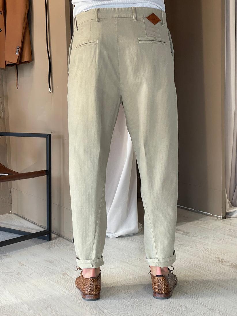 Underground Couture Pantalone Beige Telacruda Shopping Online