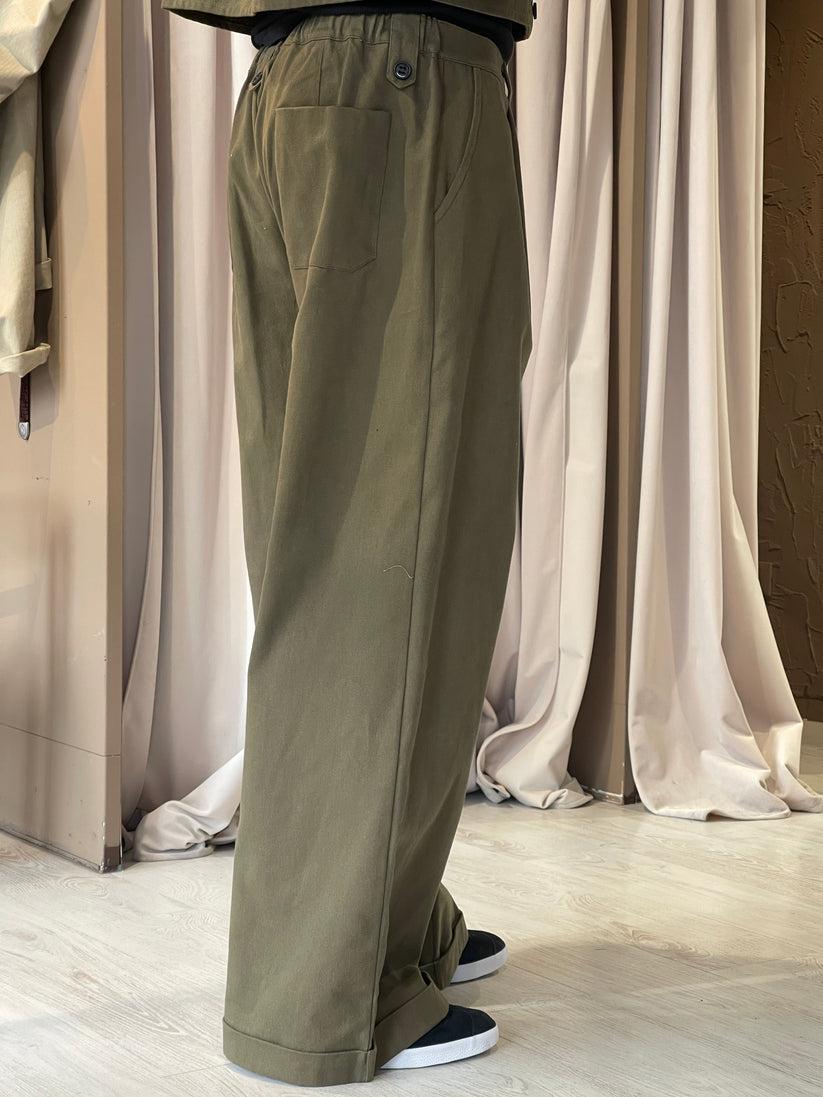 Underground Couture Pantalone Parigi Verde Saldi