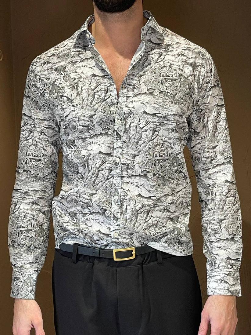 Underground Couture Camicia Fantasia Liberty In Saldo