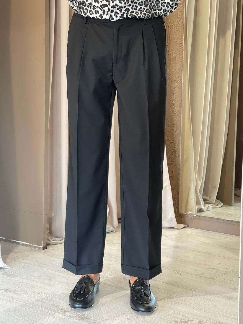 Underground Couture Pantalone D.P Nero Lana Nuova