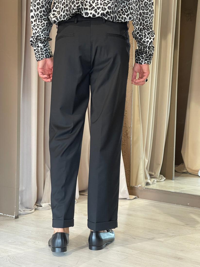 Underground Couture Pantalone D.P Nero Lana Nuova