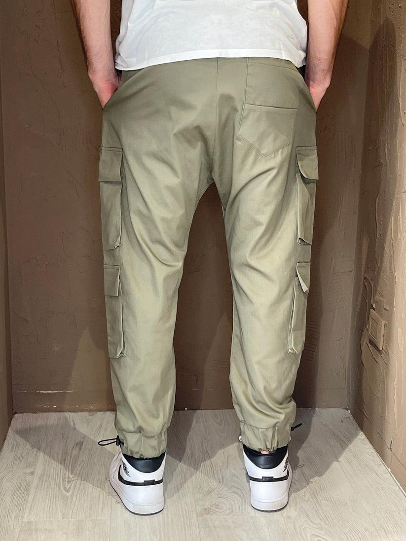 Underground Couture Pantalone Tasconato Verde 2025