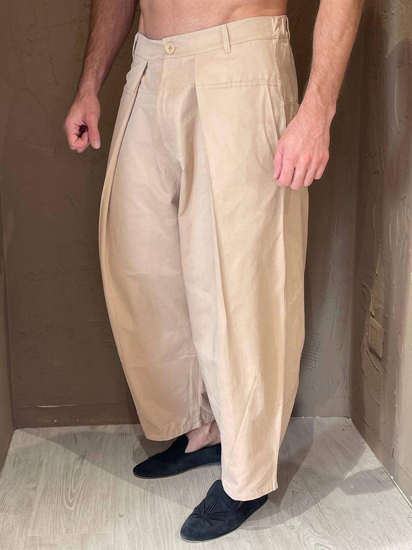 Underground Couture Pantalone Japan Beige Italy
