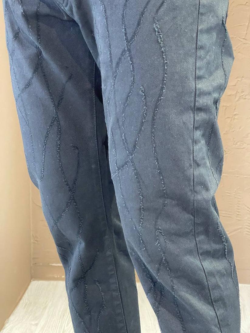 Underground Couture Jeans Bull nero Laser In Linea