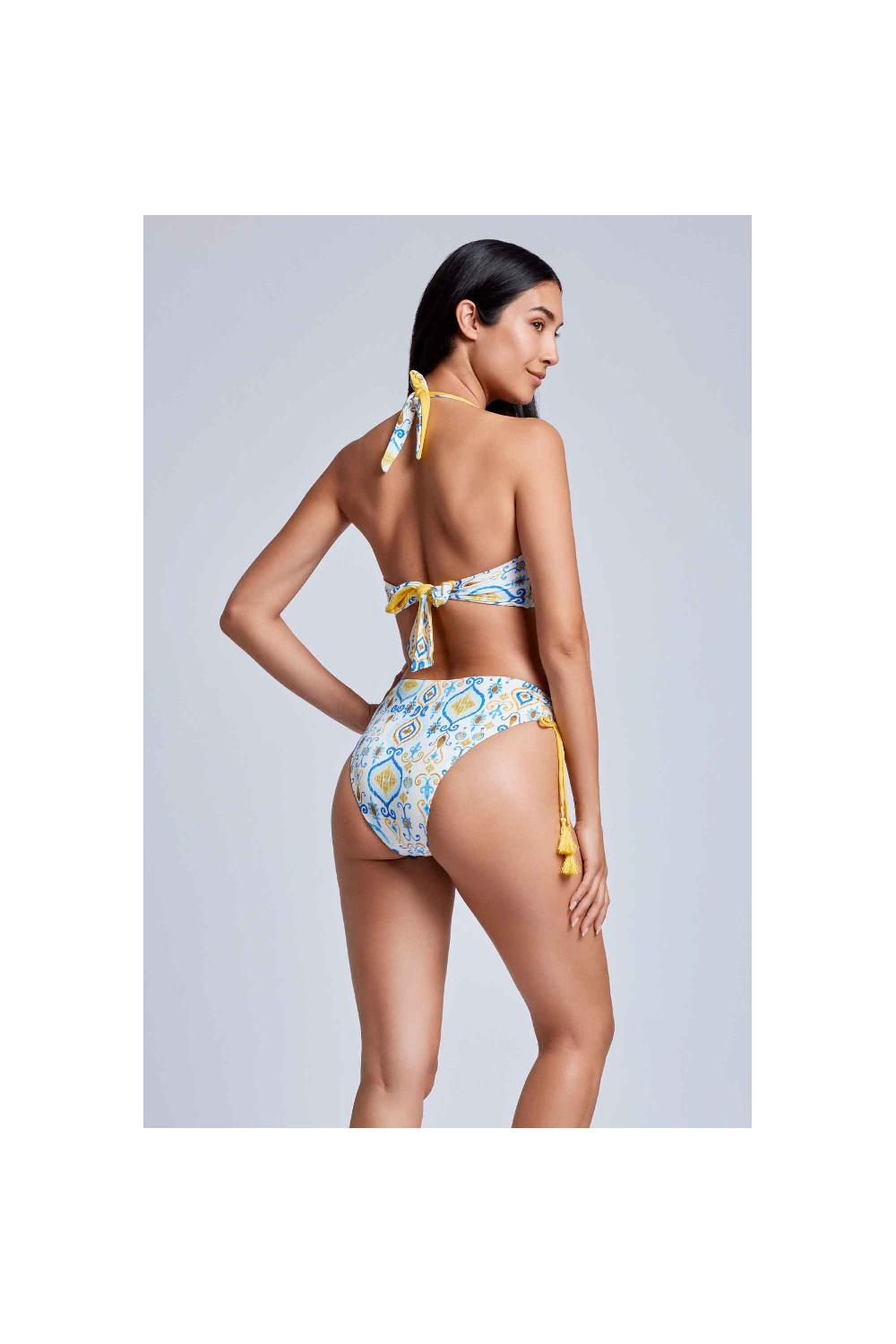 Vacanze Italiane Bikini con allacciatura al collo Nocciola Online