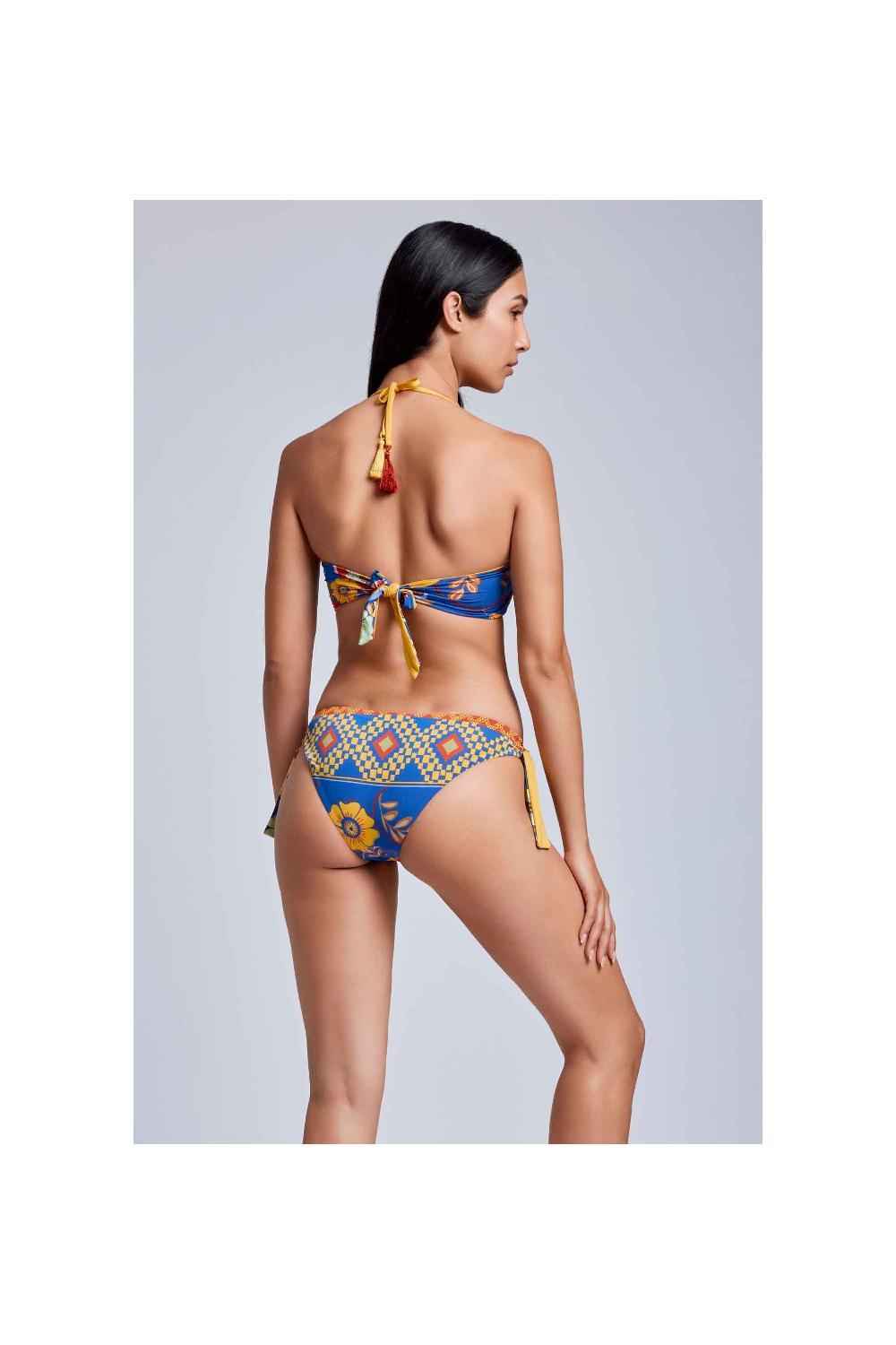 Vacanze Italiane Bikini a fascia con coppe Lampone In Vendita