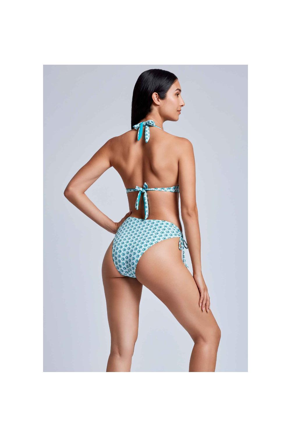 Vacanze Italiane Bikini con allacciatura al collo Fragola Saldi Di Fabbrica