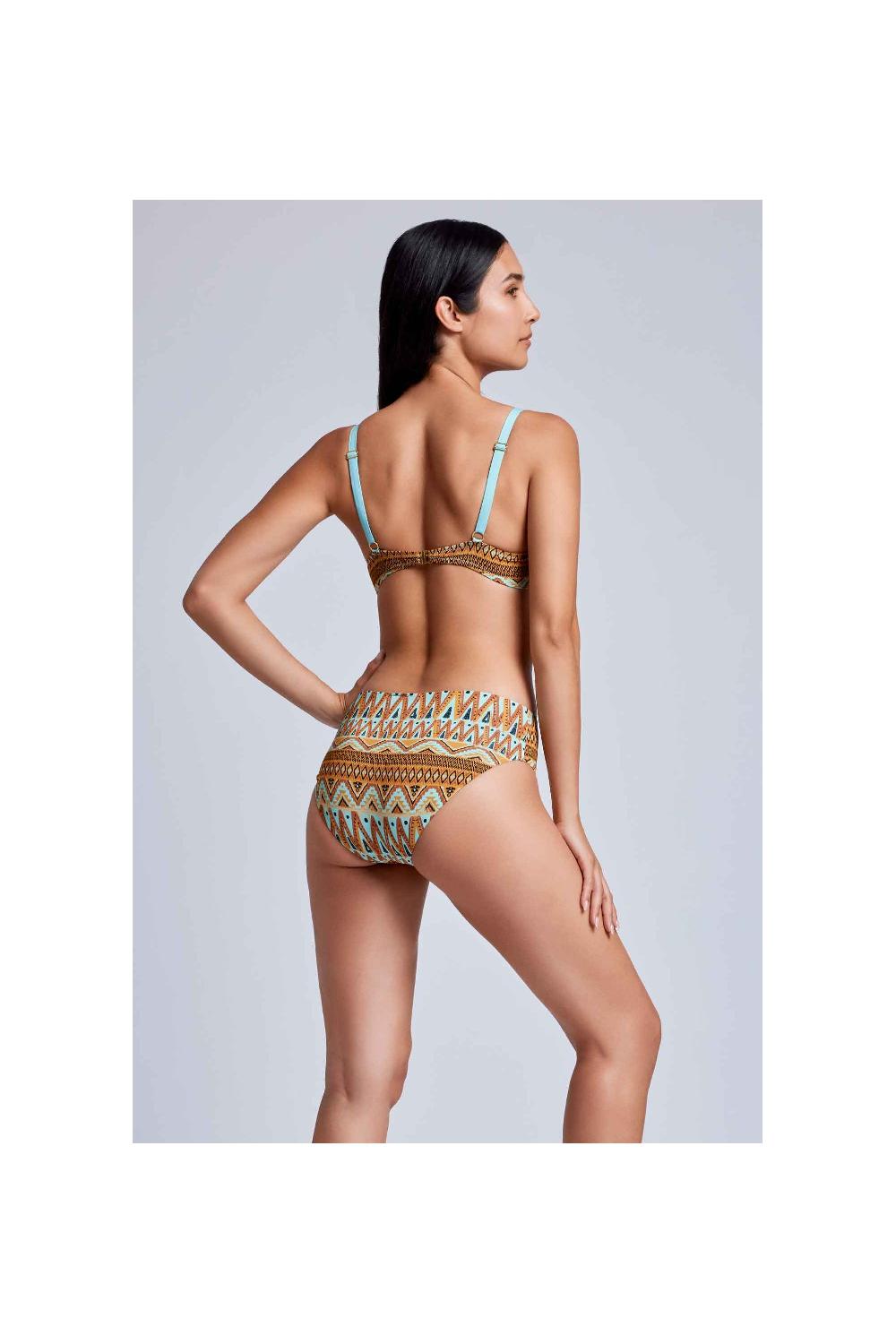 Vacanze Italiane Bikini con ferretto Mora coppa D In Linea