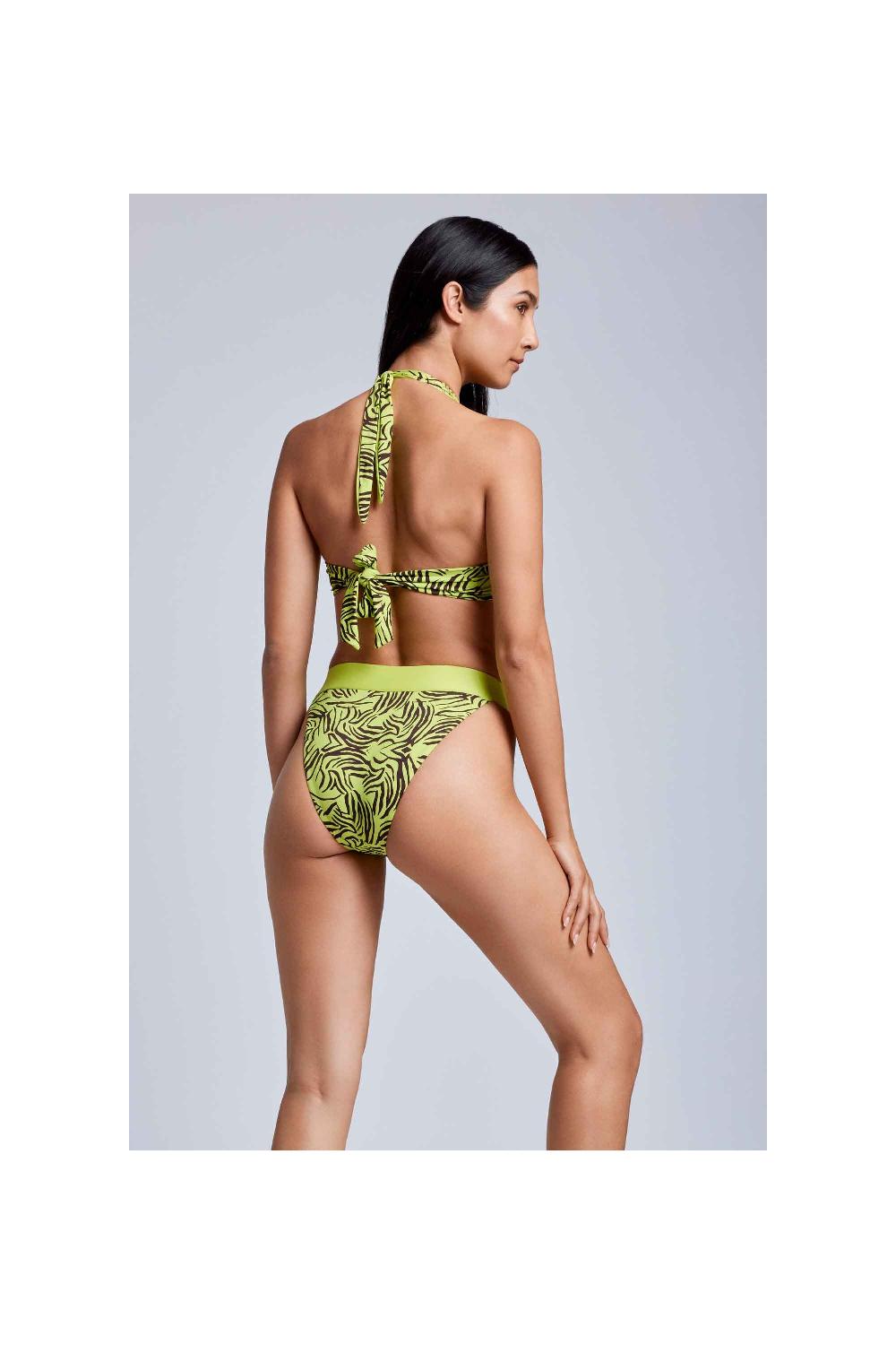 Vacanze Italiane Bikini con allacciatura al collo Nocciola Promozione