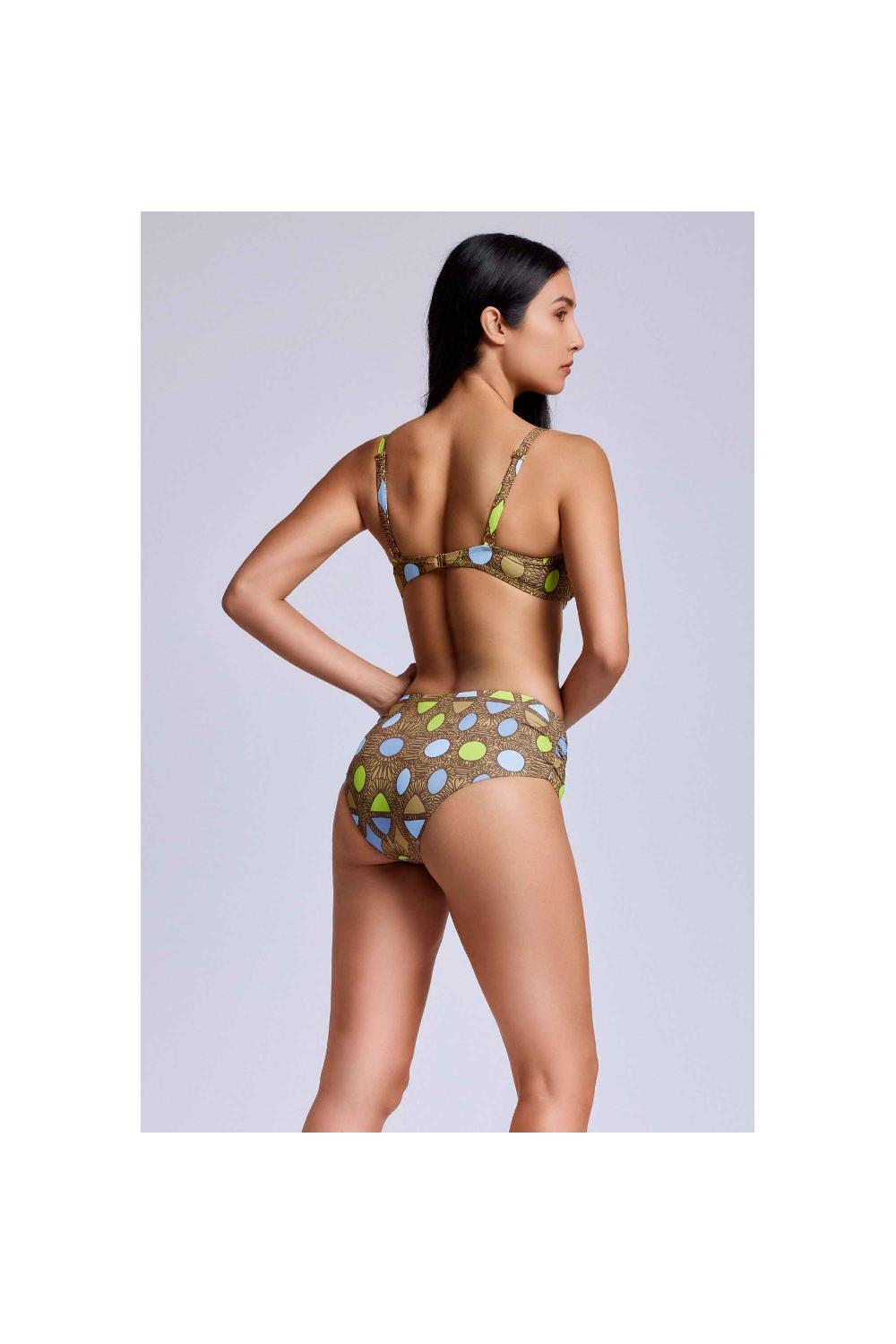 Vacanze Italiane Bikini con ferretto Mora coppa D Consegna Veloce