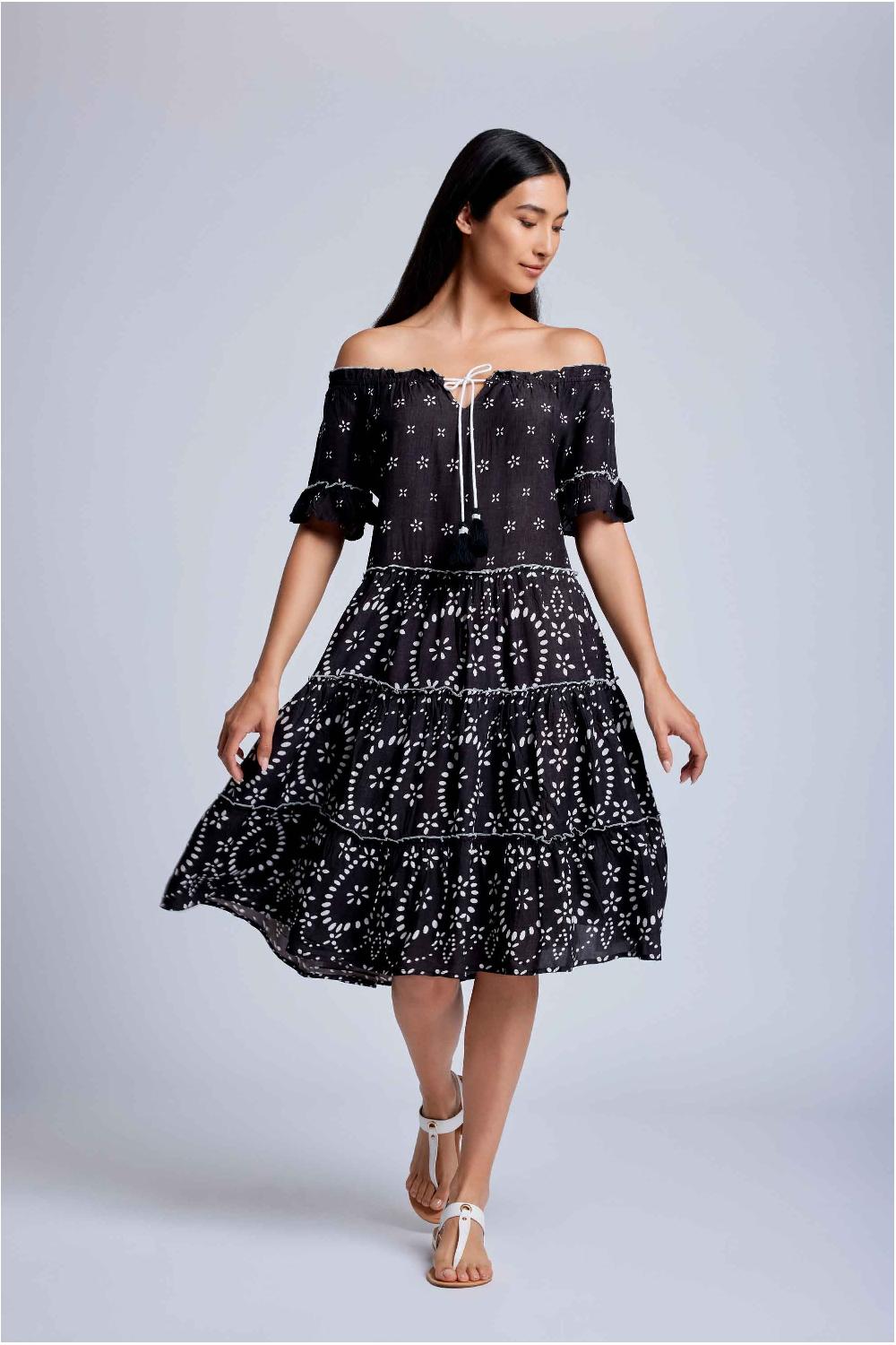 Vacanze Italiane Agata 3/4 Sleeves Dress Enormi sconti