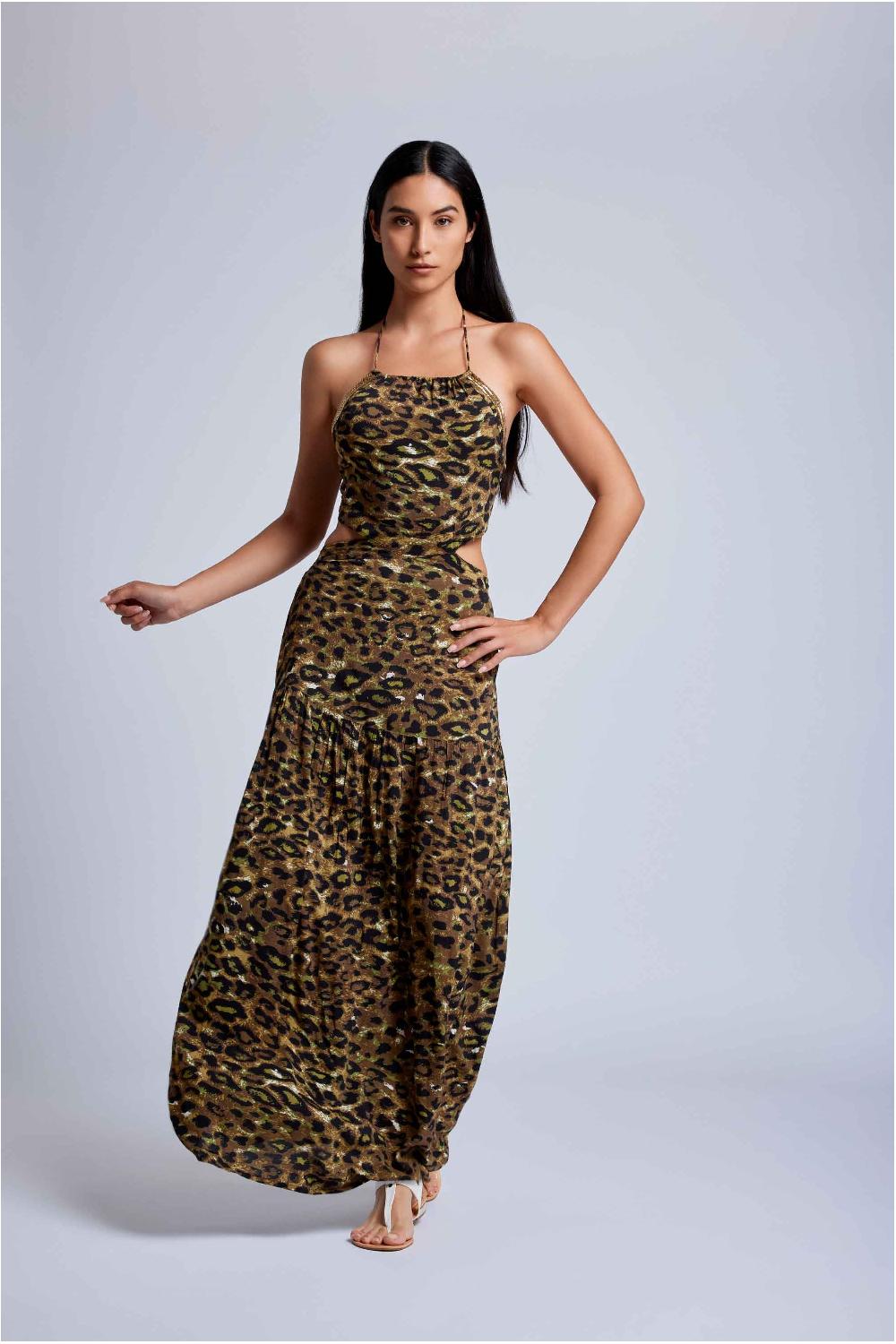 Vacanze Italiane Abito cut-out Cara Saldi