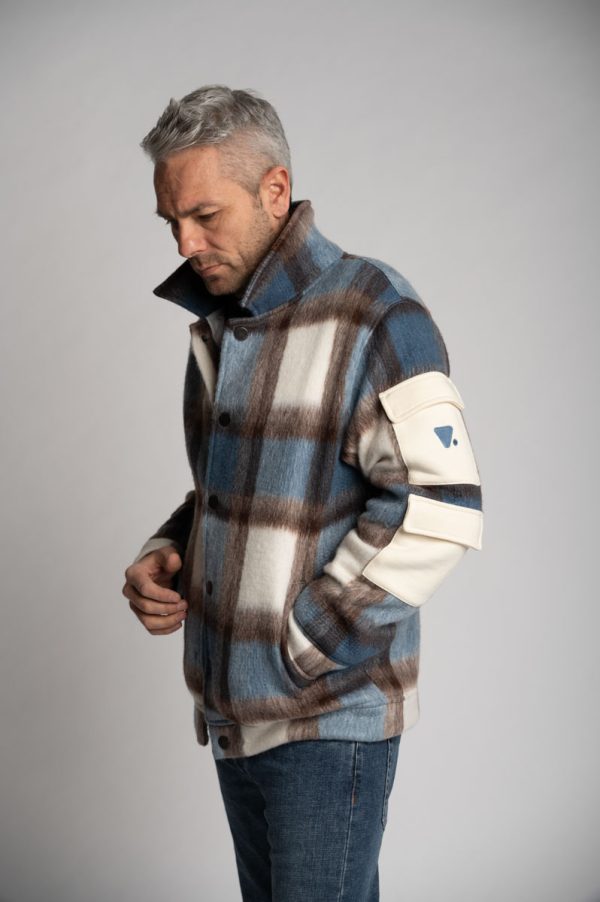 Valvola Fashion GIACCA CON ABBOTTONATURA TARTAN Convenienza