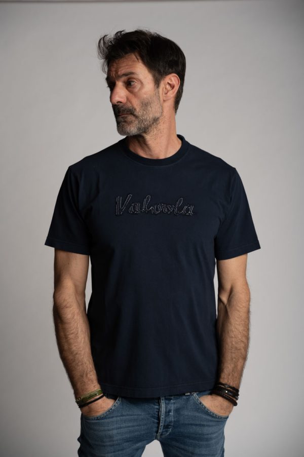 Valvola Fashion T-SHIRT MANICA CORTA LOGO SCRIPT In vendita