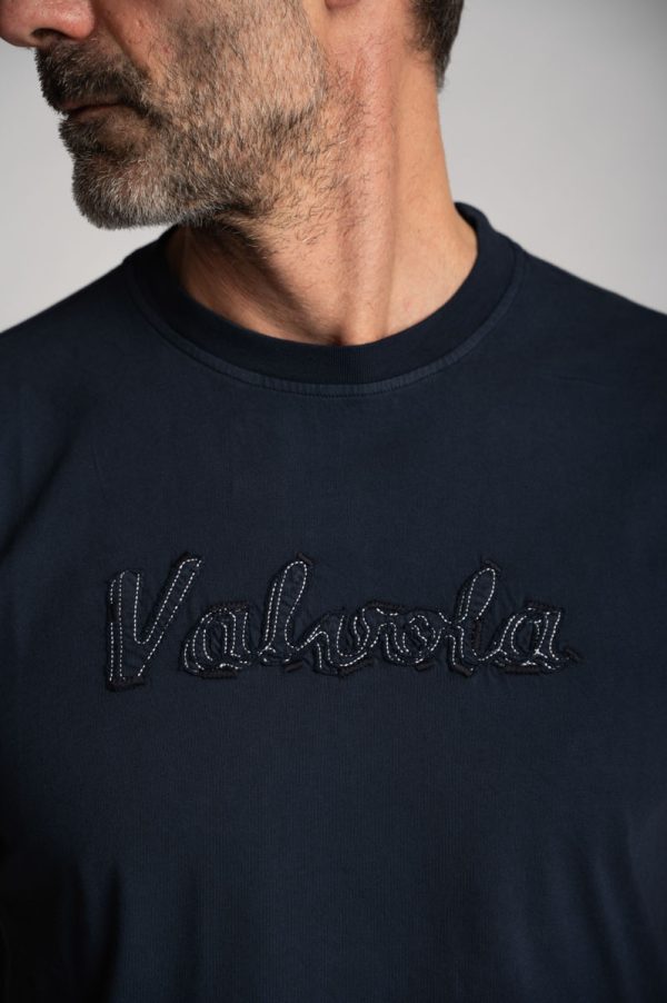 Valvola Fashion T-SHIRT MANICA CORTA LOGO SCRIPT In vendita