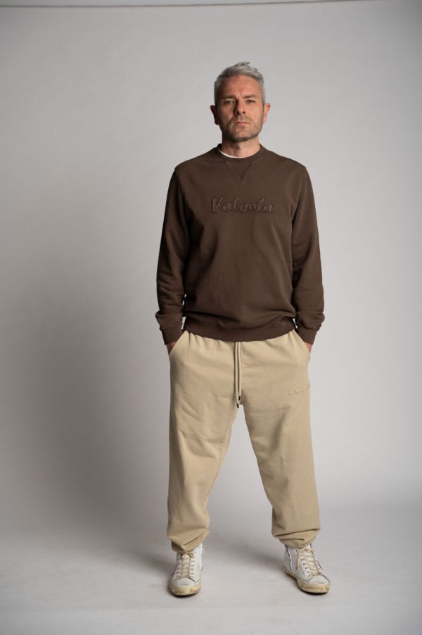 Valvola Fashion PANTALONE LOGO SCRIPT Nuova