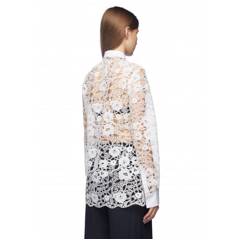 Vivetta CAMICIA IN PIZZO FLOREALE Sottocosto