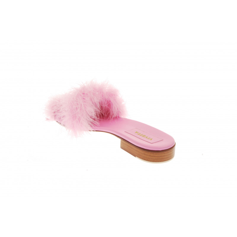 Vivetta SANDALI FLAT CON MARABÙ Offerta