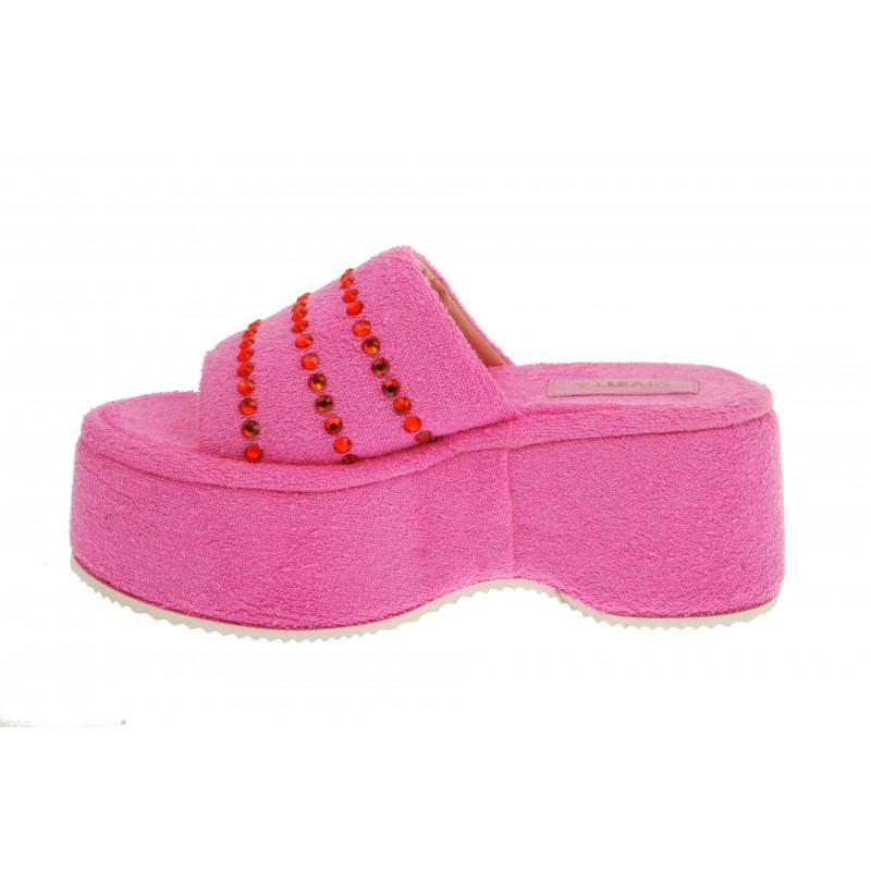 Vivetta SLIDER PLATFORM CON CRISTALLI Vendita Calda