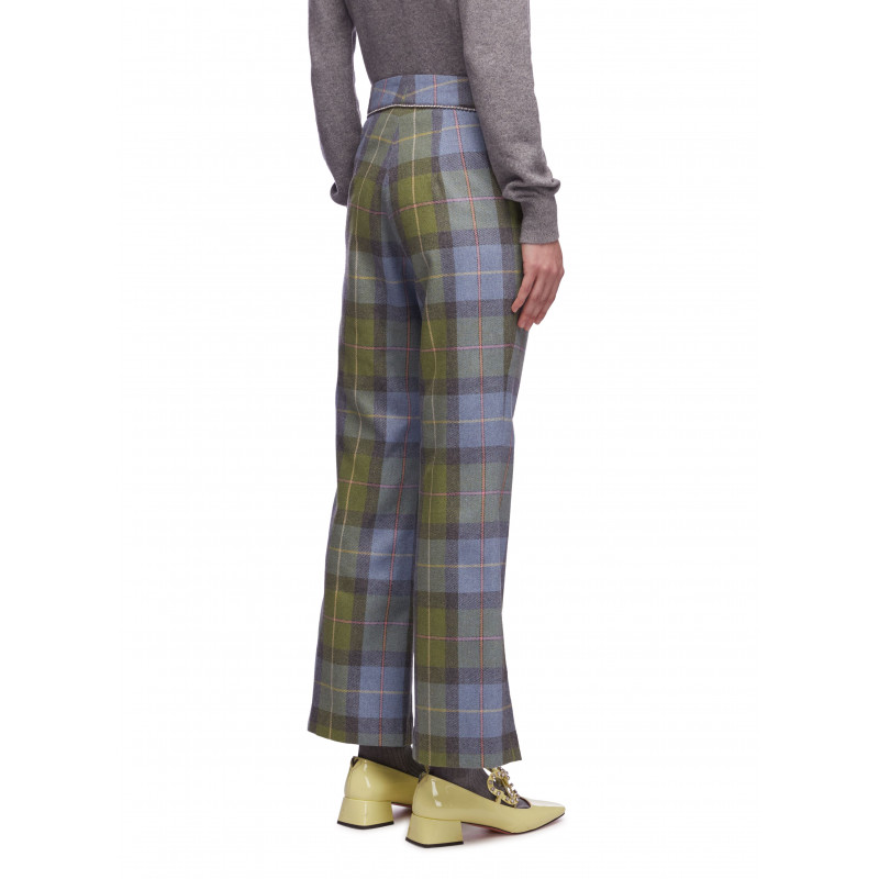 Vivetta PANTALONE TARTAN Nuovo