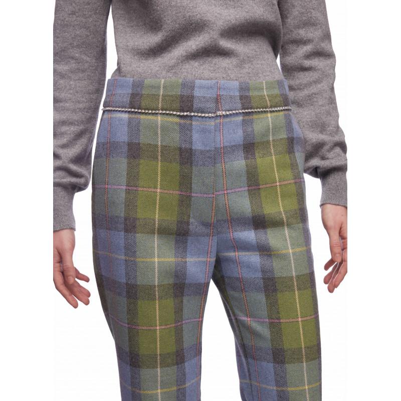 Vivetta PANTALONE TARTAN Nuovo