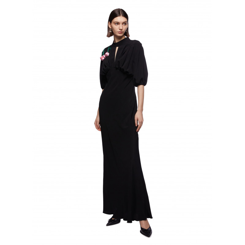 Vivetta ABITO LUNGO CON ROSE Shopping Online