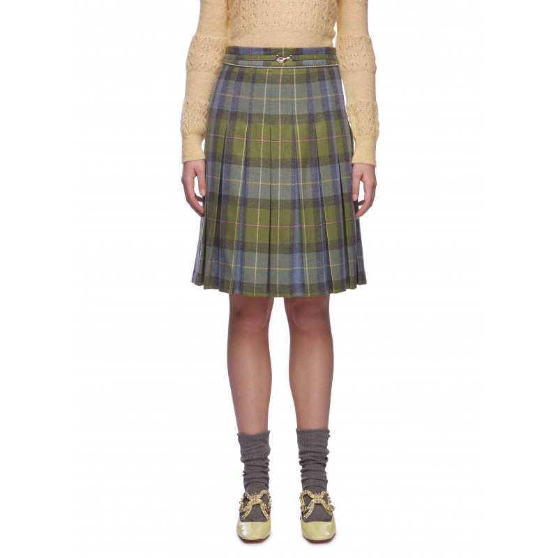 Vivetta GONNA TARTAN A PIEGHE Economico