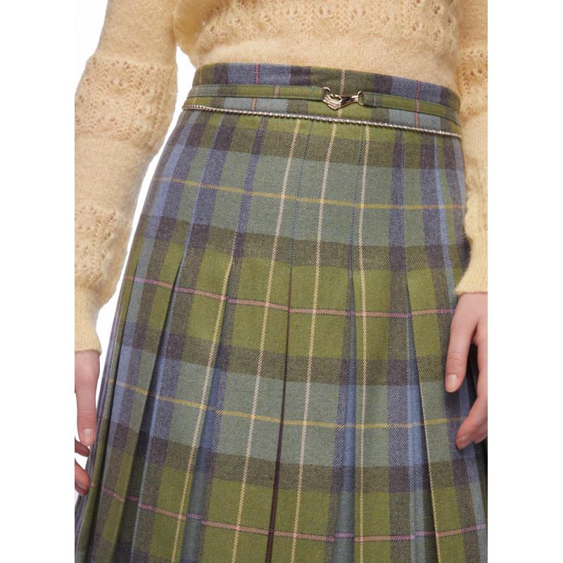 Vivetta GONNA TARTAN A PIEGHE Economico