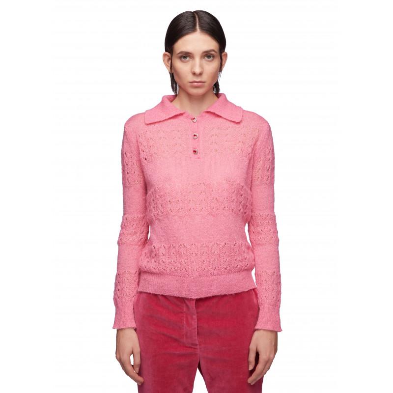 Vivetta MAGLIA POLO MOHAIR Saldi Di Fabbrica
