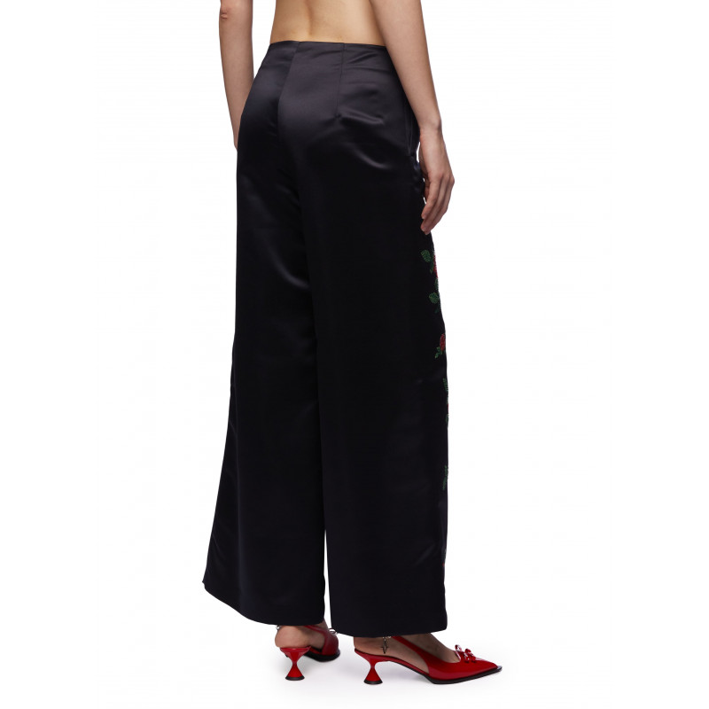 Vivetta PANTALONE RICAMI ROSE In Linea