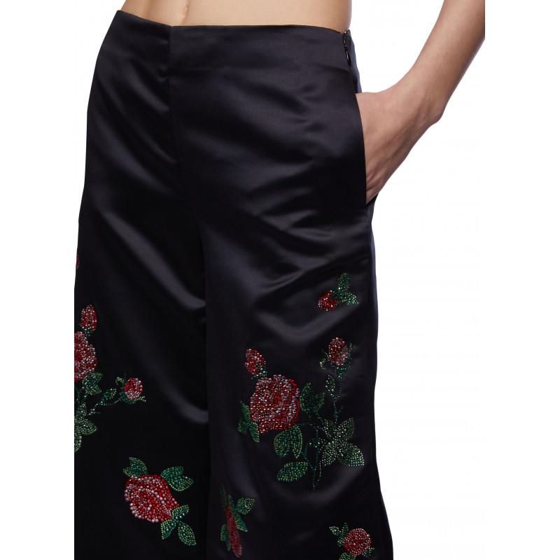 Vivetta PANTALONE RICAMI ROSE In Linea