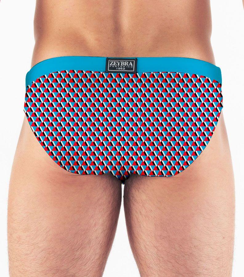 Zeybra SLIP UOMO GEOMETRICO HAWAII Negozio